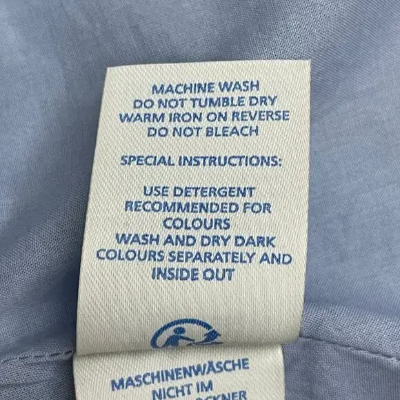 Boden Lois Linen Blend Blue Polka Dot Sleeveless Fit & Flare Dress Size 6R - Picture 8 of 12